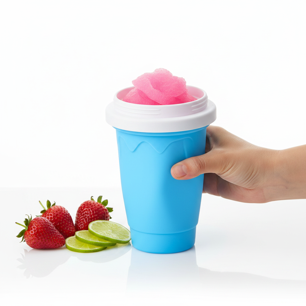 Slushy Cup estudio con frutas